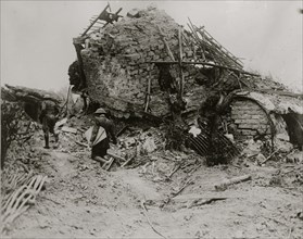 German observation post destroyed