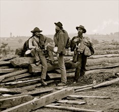 Gettysburg, Pa. Three Confederate prisoners 1863