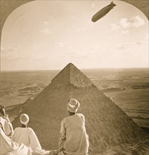 Graf Zeppelin Over The Pyramids 1931