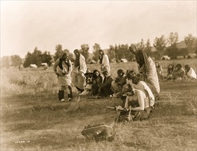 Priests passing before the pipe--Cheyenne 1910