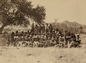 Group of Pah-ute Indians, Nevada 1875