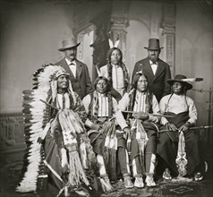 Group of Sioux Indians  1875