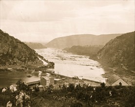 Harper's Ferry, West Virginia. View of Maryland Heights 1865