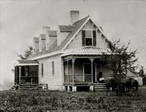 Haxall's House, used as hospital after battle of White Oak Swamp 1863