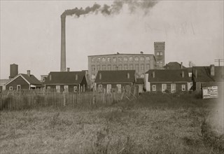 Hell's Half Acre, a row of disreputable houses at the edge of the mill settlement at Avondale.  1910