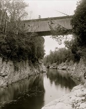 High Bridge, Winooski Gorge, Burlington, Vt. 1903