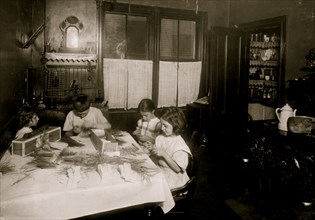 Home work on tags.  1912