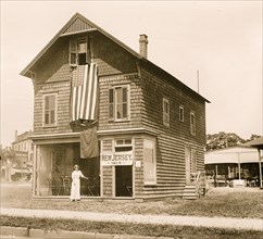 House with Flag in Asburg Park 1912