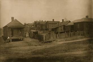 Houses in African American community in Georgia 1899