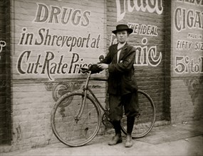Howard Williams, thirteen year old delivery boy for Shreveport, La. Drug Company. 1913
