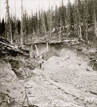 Hydraulic mining, California gulch, Colorado 1878