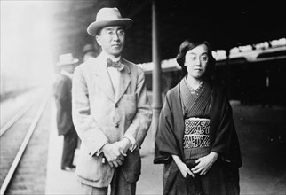 Iemasa Tokugawa and wife