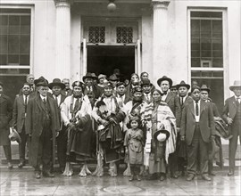 Indian group at the White House 1920
