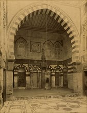 Interior of Mosque of Qa?it Bay. 1880