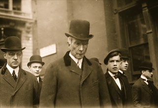 J.D. Rockefeller with others, New York 1908