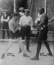 Sparring with the Galveston Giant 1913