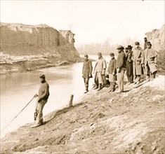 James River, Va. View of the completed Dutch Gap canal 1863