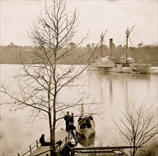 James River], Virginia. U.S. gunboat MASSASOIT 1864