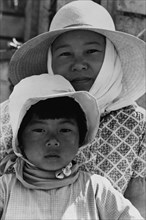 Japanese mother and daughter, agricultural workers 1939