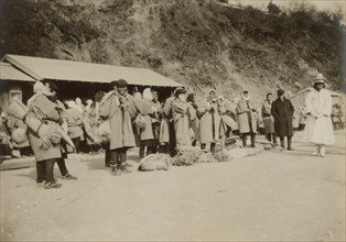 Japanese ready to start on march to Seoul 1904