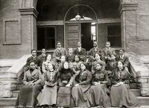 Junior preparatory class of Fisk University, Nashville, Tennessee 1899