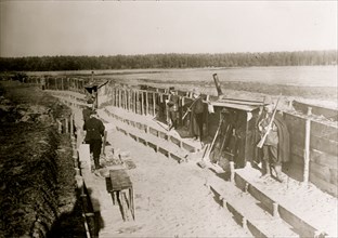 Landwehr in trenches near Suwalki