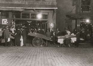 Late at night. Boston market. 1909