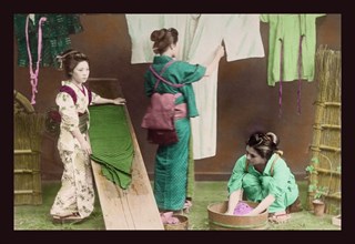 Washing Kimonos 1897