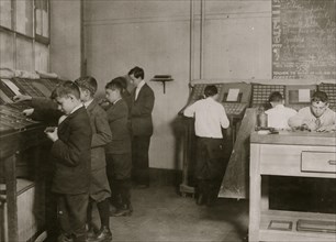 Learning a Trade; Printing & Typesetting 1909
