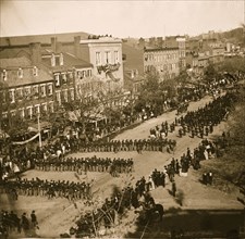 Lincoln's funeral on Pennsylvania Ave. 1865