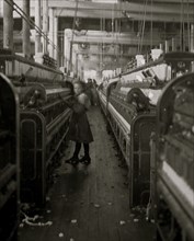 Little spinner in Mollahan Cotton Mills, Newberry, S.C. Many others as small.  1908