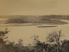 Looking up Appomattox River, from Point of Rocks, December 1864 1863