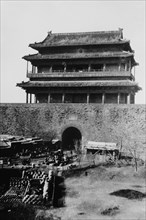 Main Gate of Peking China During Boxer Rebellion 1901