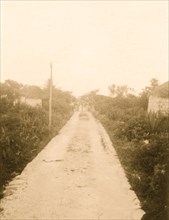 Main road, New Bight, Cat Island 1935
