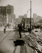 Man looking upward, San Francisco, after the earthquake and fire, 1906 1906