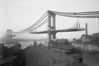 Manhattan Bridge from Brooklyn 1909
