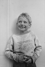 Migrant child in Shafter camp 1938