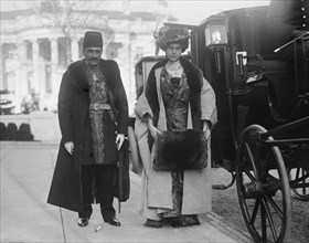Mirza Ali Kuli Khan & wife 1913