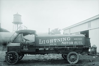 More Power from Lightening Motor Fuel from Penn Oil Truck 1925