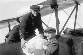 New York Times Delivered to DC by Plane 1921