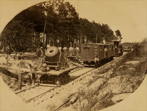 Railroad mortar at Petersburg, Va., July 25, 1864 1864