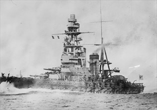 Battleship Mutsu 1918