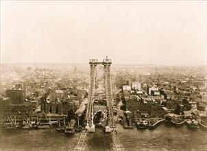 New East River Bridge Construction 1901