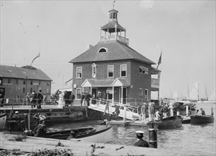 New York Yacht Club Landing at Newport , Rhode Island 1912