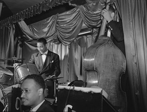 Oliver Coleman playing in a nightclub on 55th Street in Chicago, Illinois 1942