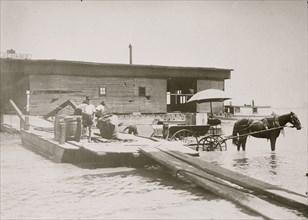 On the levee, St. Louis, during flood 1915