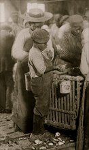 One of the smallest Black oyster shuckers  on the Atlantic Coast. 1908