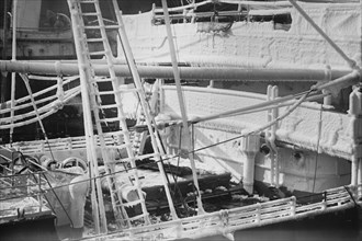 Ship's Deck Clad with Ice