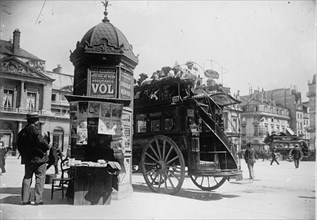 Parisian Newspaper Kiosk 1912