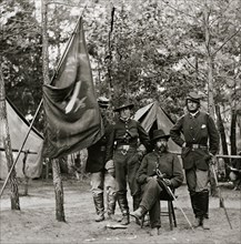 Petersburg, Va. Gen. Orlando B. Willcox and staff, 3d Division, 9th Corps 1864